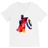 full color V-Neck Tee