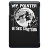 my pointer rides shotgun iPad Mini