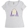 thug life Women's Triblend Scoop T-shirt