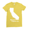 Whale's Vagina CA Ladies Fitted T-Shirt