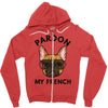 pardon my french Zipper Hoodie