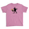 banksy flower Youth Tee