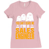cant scare me im sales engineer halloween Ladies Fitted T-Shirt