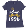 kings are born in 1996 Ladies Fitted T-Shirt