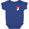 love more pocket Baby Bodysuit