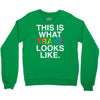 This Is What Trans Looks Like Crewneck Sweatshirt