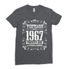 vintage made in 1967 perfectly aged a living legend Ladies Fitted T-Shirt