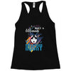 who loves husky Racerback Tank