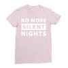 No More Silent Nights Ladies Fitted T-Shirt