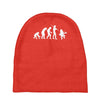 evolution of leprechaun funny irish ireland st patricks day us Baby Beanies