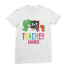 teacher saurus Ladies Fitted T-Shirt