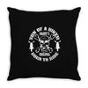 son of a biker Throw Pillow