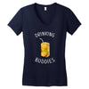 Drinking Buddies Juice Women's V-Neck T-Shirt