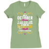 i am a october women Ladies Fitted T-Shirt