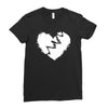 broken heart xxx Ladies Fitted T-Shirt