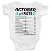 October Girl Facts Libra Baby Onesie