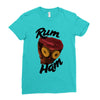rum ham Ladies Fitted T-Shirt
