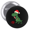 christmas dinosaur Pin-back button