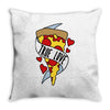 true love pizza 2 Throw Pillow