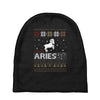 santa aries xhristmas ugly t shirts Baby Beanies