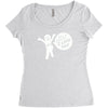 pit pat Women's Triblend Scoop T-shirt