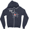 up and atom funny science best product Zipper Hoodie