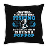 Fishing Pop Pop Throw Pillow