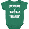 hawking av club middle school Baby Bodysuit