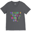 ONE DAY SOMAONE IS GOING TO HUG YOU SO TIGHT THAT ALL OF YOUR BROKEN P V-Neck Tee