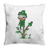organic pirate Throw Pillow