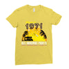 made in 1971 all original parts Ladies Fitted T-Shirt