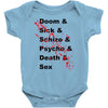 the heads Baby Onesie