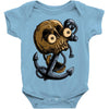 skull anchor Baby Onesie