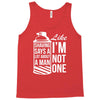 shaving says a lot about a man like Tank Top
