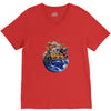 world animal V-Neck Tee