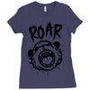 angry panda Ladies Fitted T-Shirt