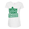 hungover tomorrow best trending Maternity Scoop Neck T-shirt