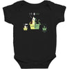 schrodinger's night Baby Bodysuit