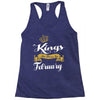 kings are born in february Racerback Tank