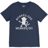 monkey teenage V-Neck Tee
