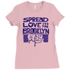 spread love the brooklyn way Ladies Fitted T-Shirt