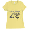 life is fragile Ladies Fitted T-Shirt