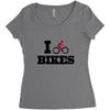 i bikes Women's Triblend Scoop T-shirt