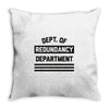 redundancy Throw Pillow