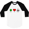 peace love coffee (2) 3/4 Sleeve Shirt