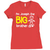 personalised i'm the big brother Ladies Fitted T-Shirt