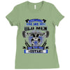 old man was your first mistake Ladies Fitted T-Shirt