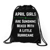 April Girls Drawstring Bags