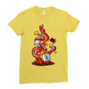 angle gravity Ladies Fitted T-Shirt
