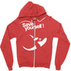 save yourself Zipper Hoodie